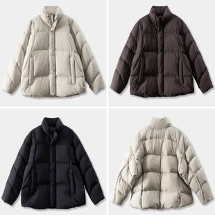 春天家 简约型格立领90白鸭绒羽绒服外套男05G7 秒 ￥1090