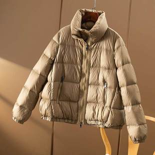 AA￥990 秒！芨简小A字90鹅绒羽绒服敲轻外套秋冬女春天家5J32