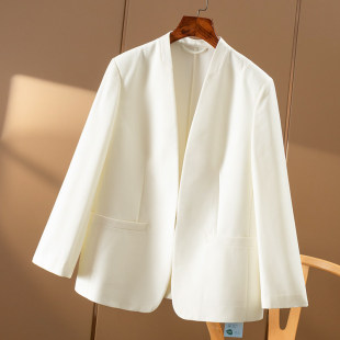 笈简琎口醋酸V领收腰西装 经典 短外套春天家女22B0 秒 ￥769
