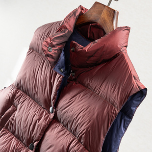 coat女93C7特 外贸D佰搭90绒羽绒马甲外套down H春上7号 价真香