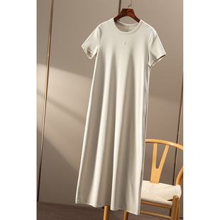 连衣裙dress春上7号女40B8 ￥259 含天丝短袖 懒人T恤裙 特 秒