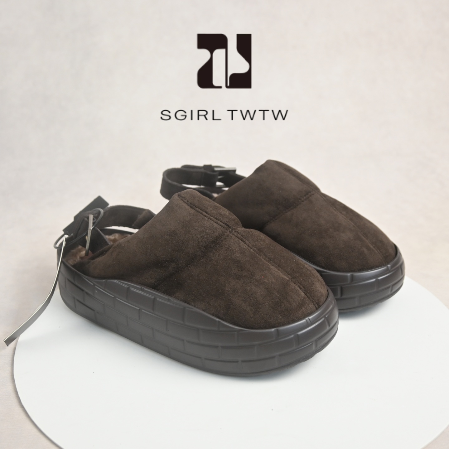 SGIRLTWTW复古厚底勃肯鞋