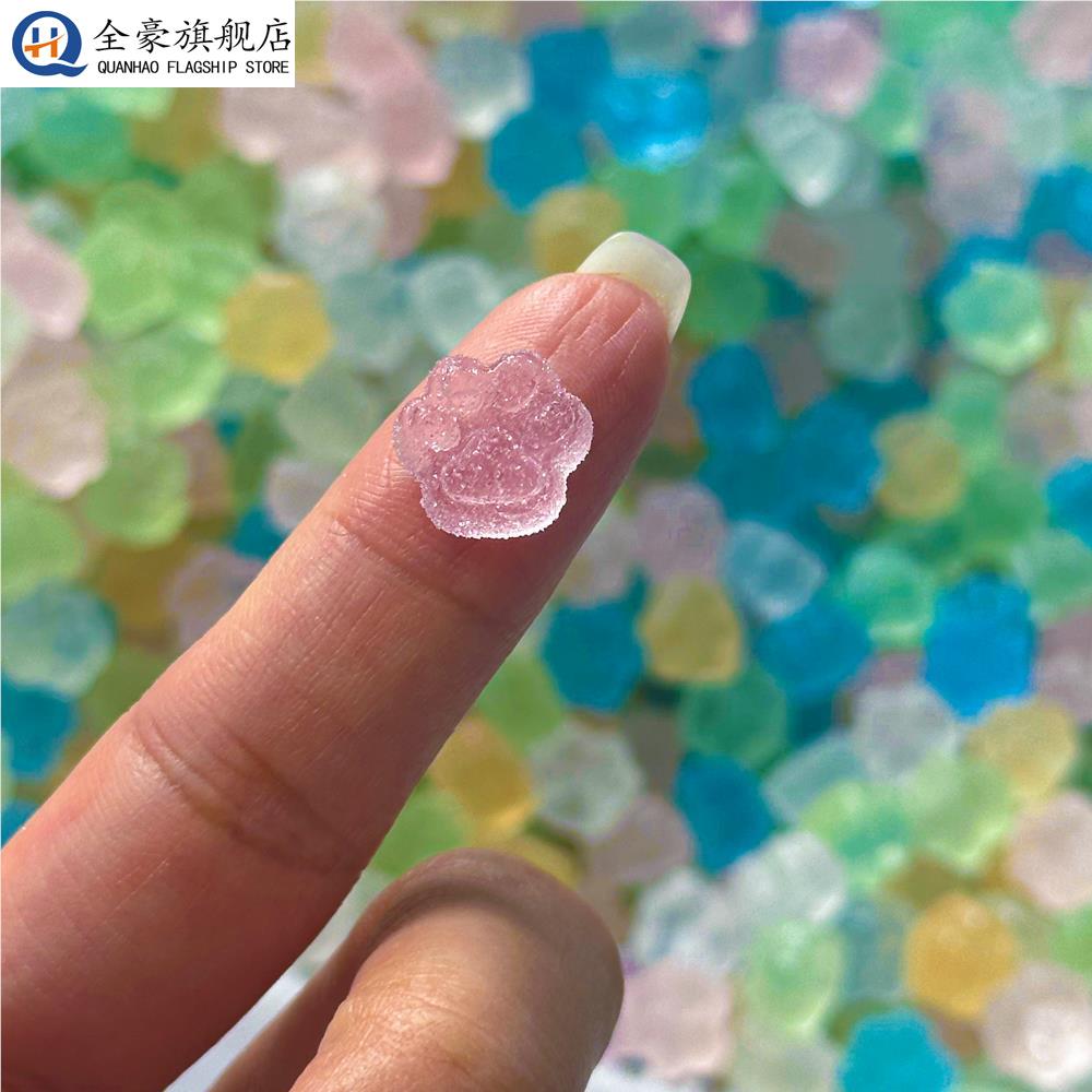 迷你冰透猫爪毛绒捏捏乐果冻蜡随心配慢回弹女生网红解压玩具无du