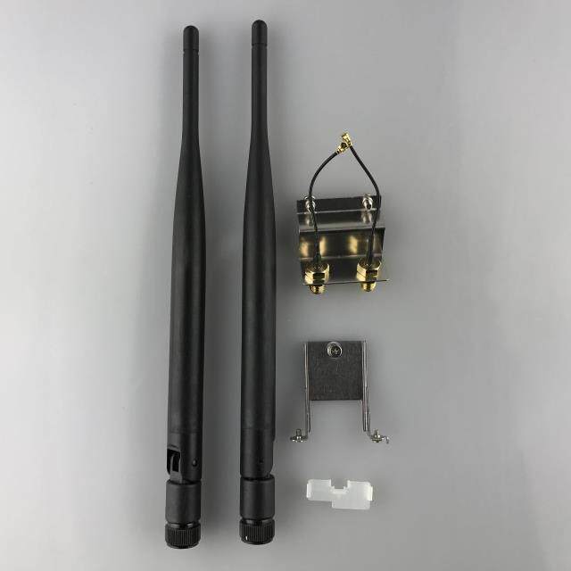 微星 主板网卡支架 天线支架 ipx4转sma线 天线 b150i配件