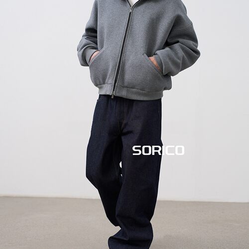「SORICO」 重磅进口安哥拉兔毛加厚保暖连帽皮草毛领男女外套