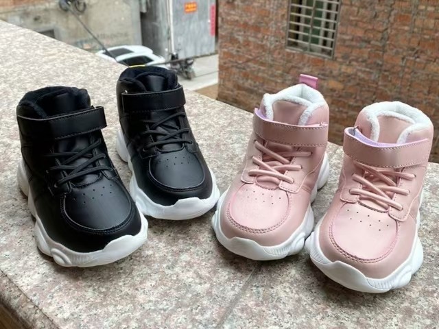 童鞋男女童鞋儿童运动鞋冬季加绒棉鞋二棉保暖鞋子防滑耐磨休闲鞋
