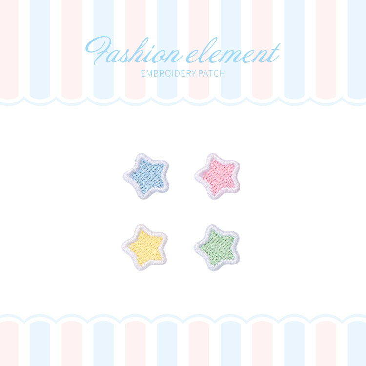 Twinkle Star Little Star Embroidery Patch Sticker Bag clothes Hand account Mobile phone shell diy Decorative stickersin the Home Fabric , Sew DIY Material,Tools and finished products , Sew DIY Fitting/Accessories/Accessories , Fabric sticker  category - from Buy2taobao.com to provide professional Taobao agent buy service