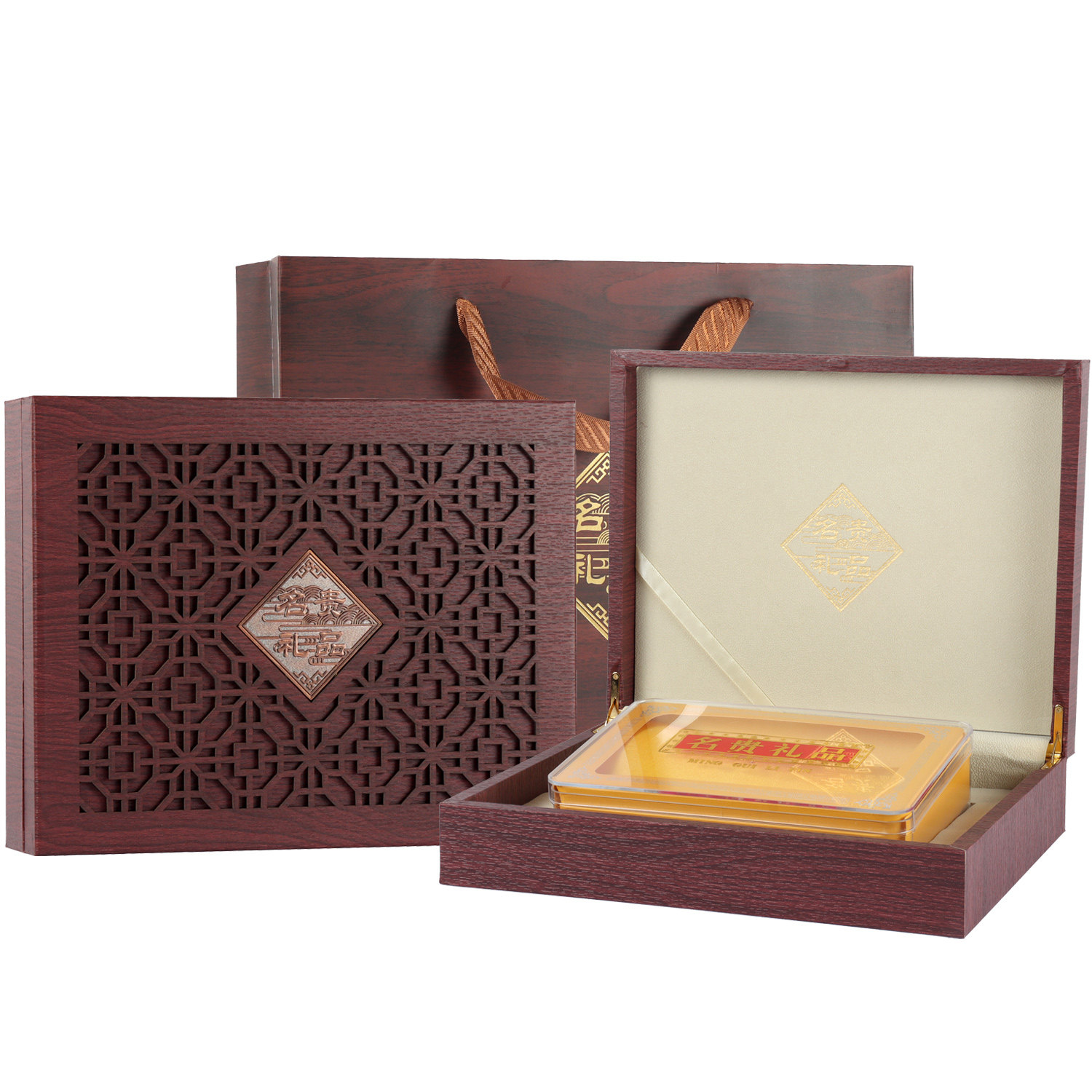 新款雕刻名贵包装盒西洋参石斛礼品盒花旗参海参鲍鱼干贝礼盒空盒,包装,礼品盒,淘宝优惠券,粉丝福利购,淘宝优惠卷