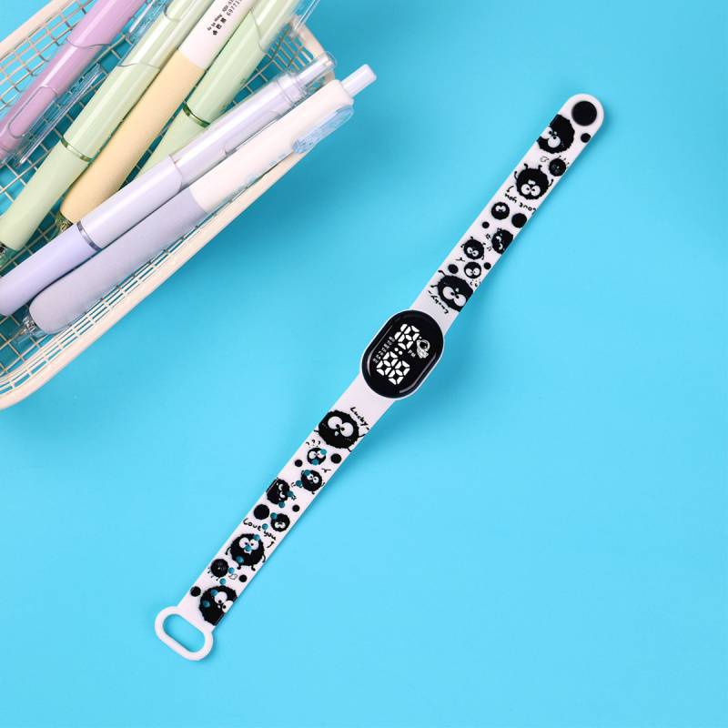 新款卡通动漫印花LED爱心彩灯手