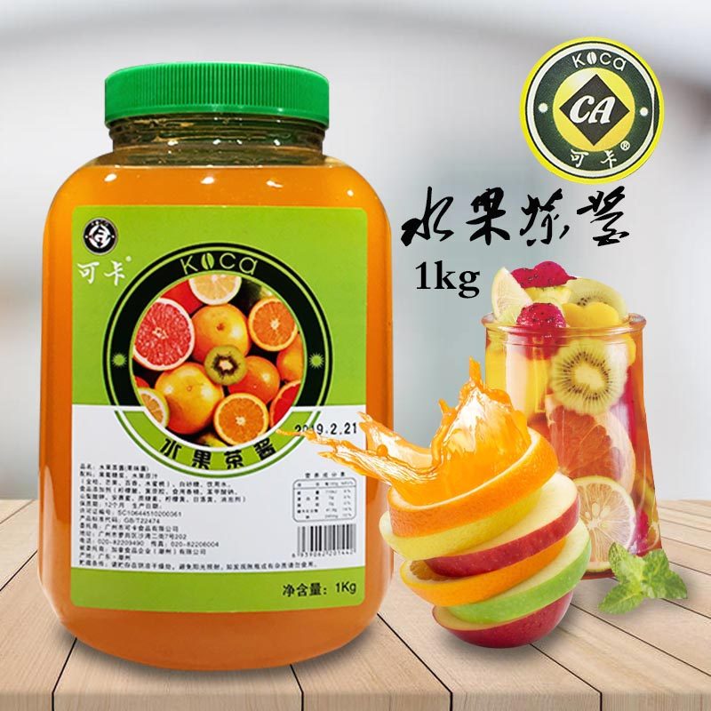 可卡 水果茶水果汁 水果茶酱水果茶浆浓缩果汁 奶茶店专用原料1kg