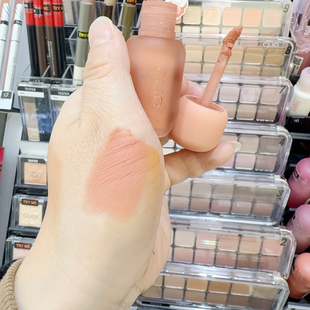 新品韩国本土CLIO珂莱欧小胖墩哑光雾面唇釉100裸调杏奶茶低饱和