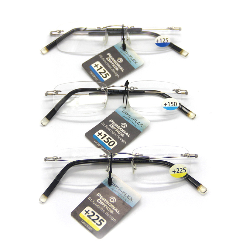 外贸男女老花眼镜防疲劳超轻无框