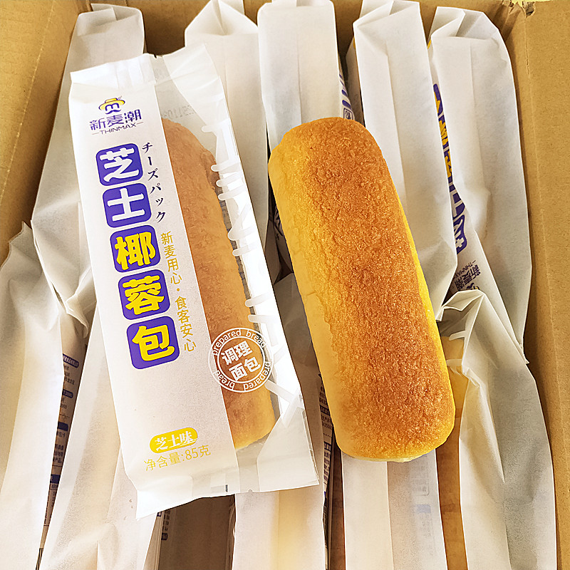 新麦潮芝士椰蓉包芝士味夹心面包