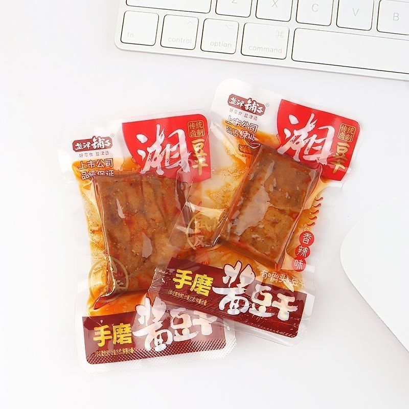 批发盐津铺子手磨酱豆干香辣味