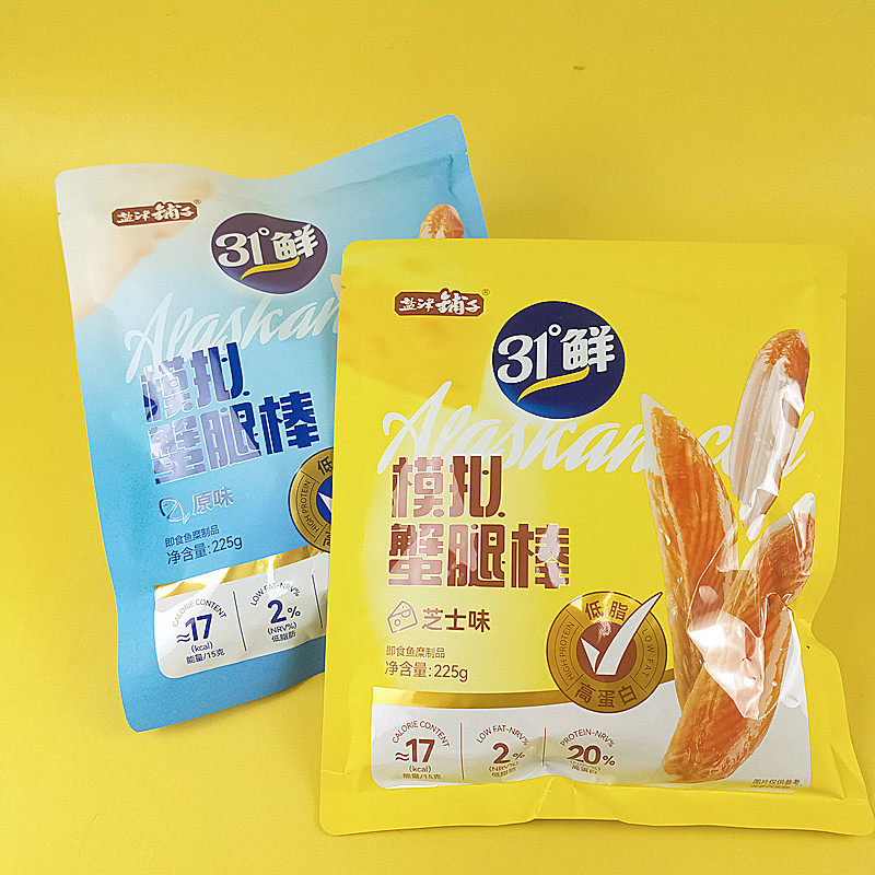 盐津铺子模拟蟹腿棒225g原味芝士