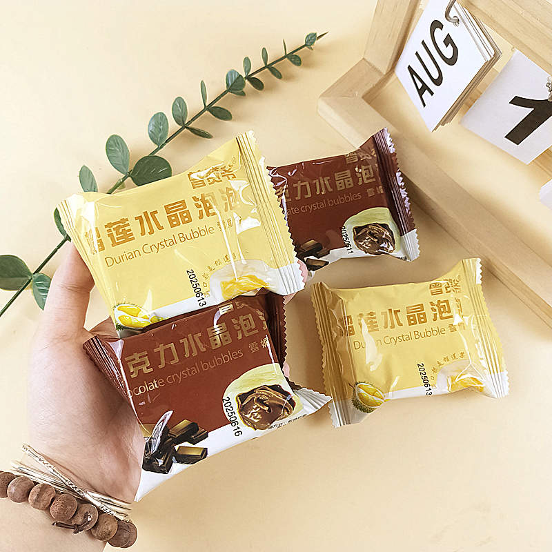 曾赞爷榴莲巧克力水晶泡泡