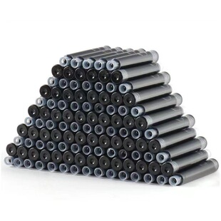 书法软笔黑色墨囊墨胆3.4 2.6 口径可替换钢笔墨囊学生适用标准囊