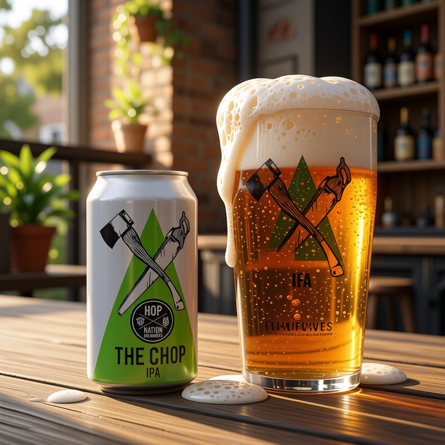 酒花民族收割美式ipa精酿啤酒