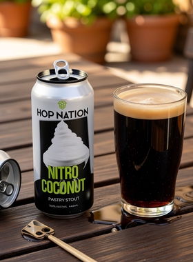 澳大利亚酒花民族 椰氮陷阱 氮气甜品世涛PASTRY STOUT啤酒440ml