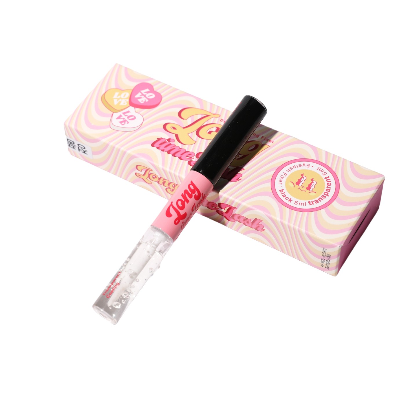 角蛋白翘睫long time lash 双头滋养精华烫睫毛加黑翘睫护理工具