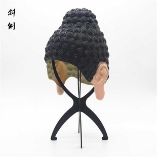 如来佛祖头套泳帽乳胶万圣节西游记观音菩萨角色扮演面具