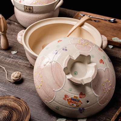 日本家用砂锅万古烧陶瓷