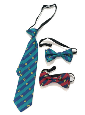 宁波红色蓝色小领带领结蝴蝶结免打短款学生搭配班服校服校供套装