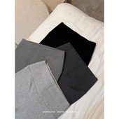 叠穿王 基础款 冬季 Kawayi豆子 高弹棉感螺纹加绒显瘦外穿打底裤