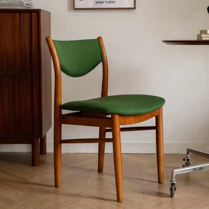 中古风家用餐椅北欧小户型书房靠背椅网红咖啡顶民宿简约餐桌椅子