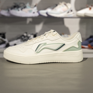 李宁元宝trendy板鞋男子2025新款低帮经典小白鞋休闲鞋AGCV177