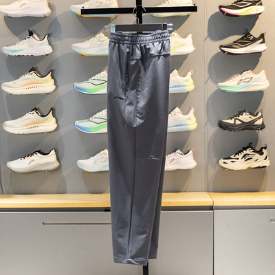 李宁男子健身男子防泼水运动裤