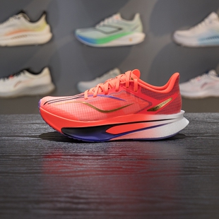 李宁飞电6 CHALLENGER男子反光䨻丝轻质透气竞速比赛跑鞋ARMW003
