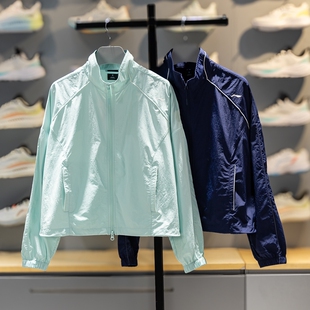 李宁运动风衣女子2026春季 健身宽松舒适立领外套风衣AFDW758 新款