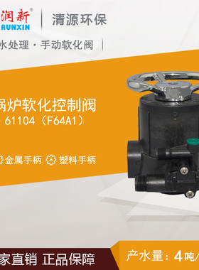 润新控制阀机头手动软化阀 61104 F64A 4吨流量润新软化阀 直销