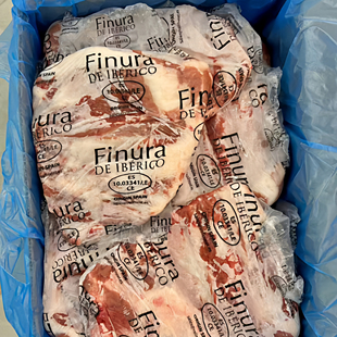 西班牙冷冻伊比利亚橡木果黑猪半切肋排背排3341厂肋排低温烤20斤