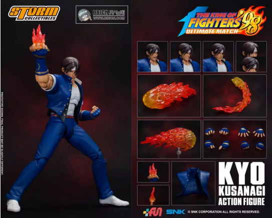 【孩仕宝】玩具模型 storm toys 拳皇 kof 蓝 草薙京 草稚京 蓝色
