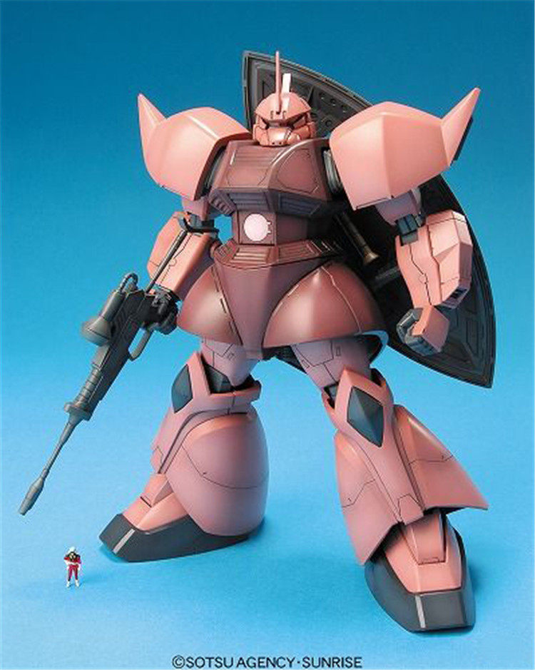 【孩仕宝】玩具模型 机动战士 mg 一年战争游戏配色 红勇士高达