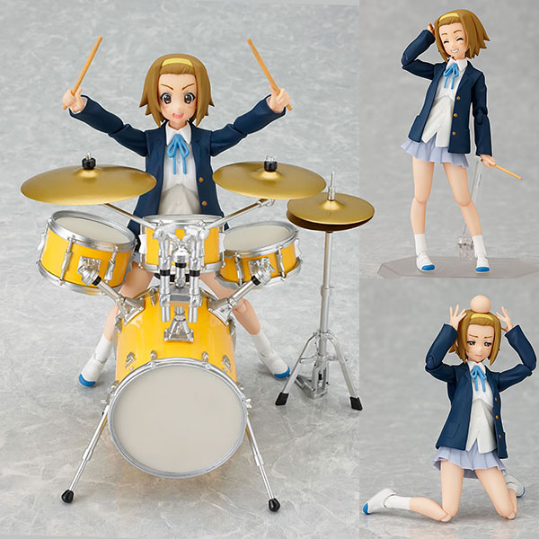 【孩仕宝】玩具模型 figma 060 KON 轻音少女 田井中律 制服 可动