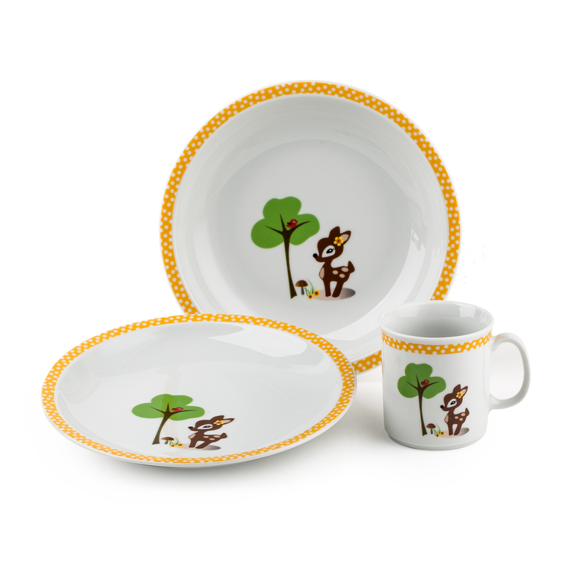 Eschenbach餐具3件套德国原装