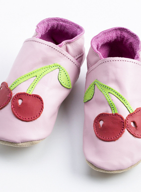 英国原装进口Starchild牛皮童鞋婴幼儿学步鞋软底鞋 0-2岁小樱桃