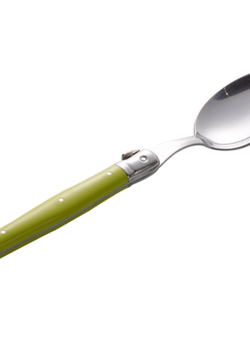 法国André Verdier DEBUTANT茴香绿不锈钢正餐勺西餐勺子高颜值