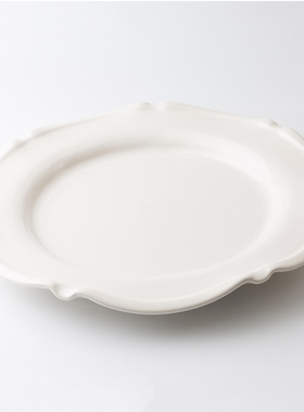 瑞典原装进口gerbera design手工波浪形盘子西餐盘牛排盘40cm