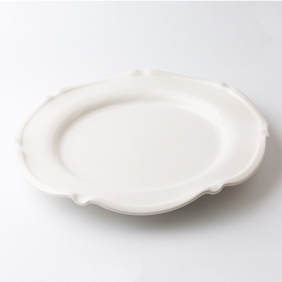 瑞典原装进口gerbera design手工波浪形盘子西餐盘牛排盘40cm