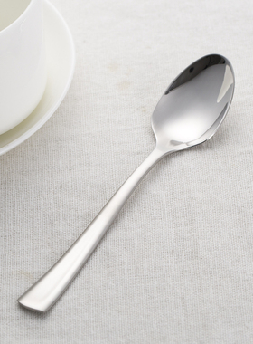 德国原装进口Franz Furst Carmen缎面系列不锈钢西餐具咖啡勺14cm