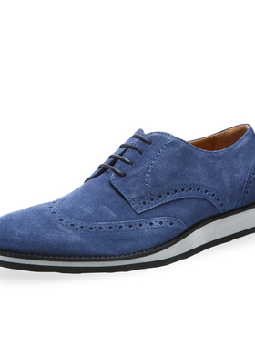 意大利原装进口germano bellesi翻毛皮英伦牛皮鞋男士皮鞋942