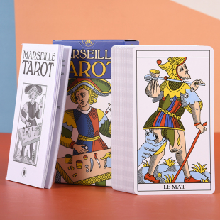马赛塔罗牌韦特塔牌罗塔牌卡罗伟特Marseille Tarot 英文 进口正版