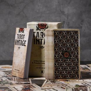 进口正版tarot cards Vintage意大利复古韦特塔罗牌古体伟特牌