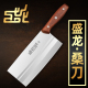 盛龙作锻打桑刀家用菜刀锋利 切片刀复合钢厨师专用刀 高碳钢老式