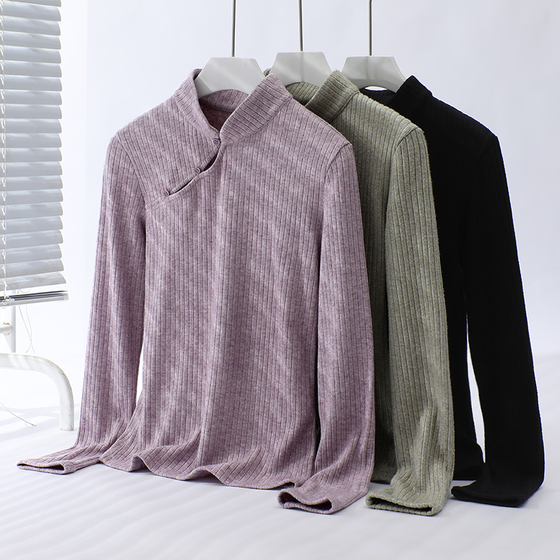 长袖修身加厚中国风女优惠5元