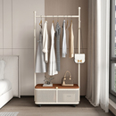 衣帽架落地卧室家用挂衣架多功能收纳置物架脏衣篓简易挂衣服架子